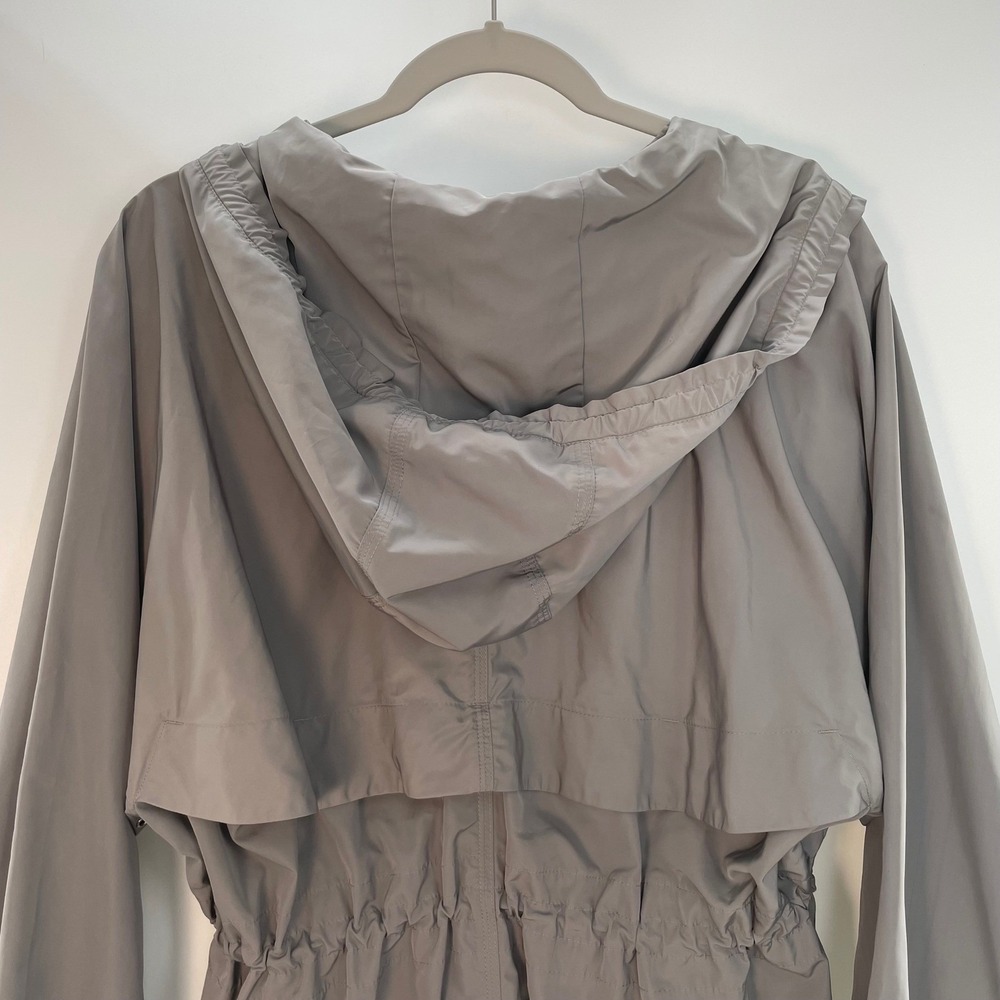 Athleta Women's Gray Hooded Lightweight Utility Anorak Jacket Size XXS/XS - Picture 11 of 12